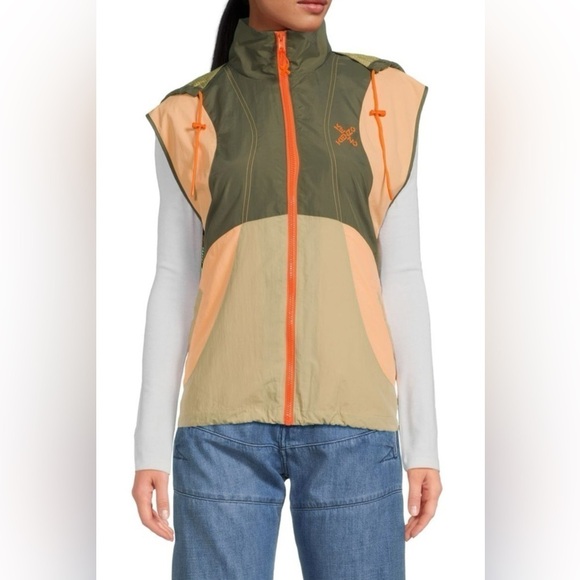 Kenzo Jackets & Blazers - NEW Kenzo Hooded Zip Windbreaker Vest